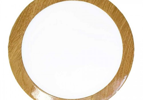 Đèn LED AKITA âm trần siêu mỏng viền gỗ vuông, tròn (Loại tốt)